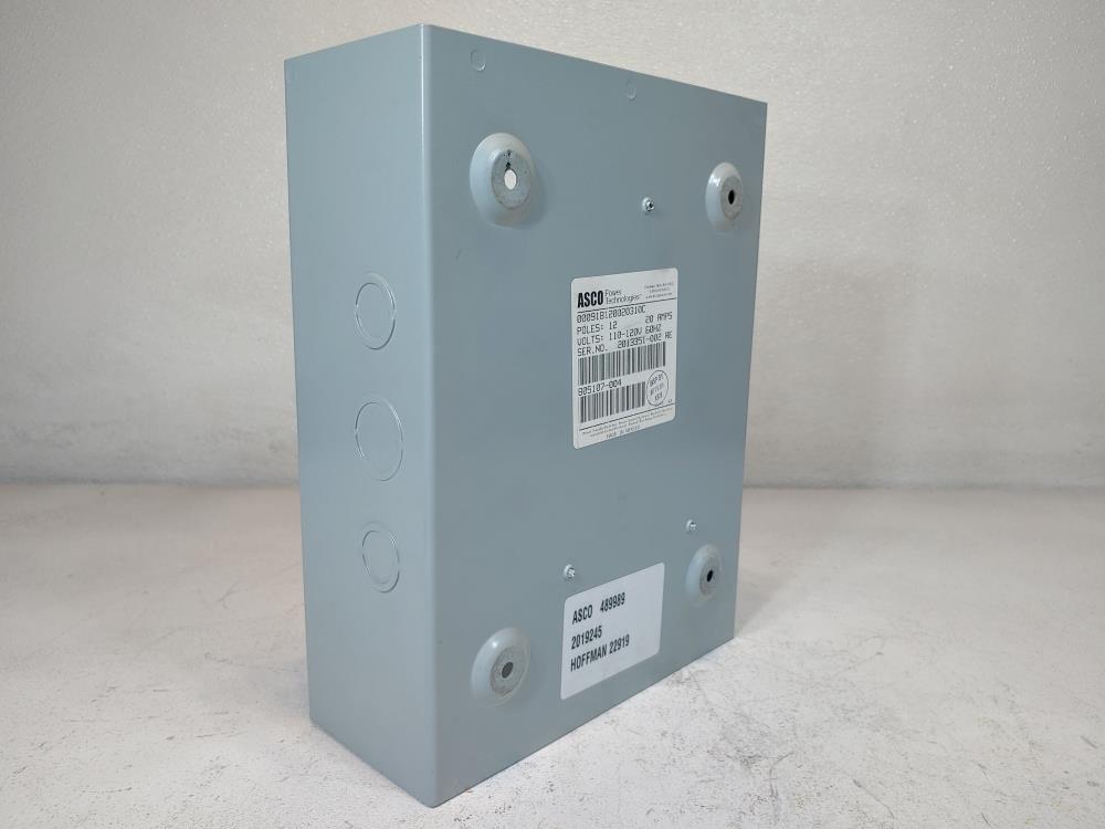 ASCO Lighting Contactor 000918120020310C w/Enclosure