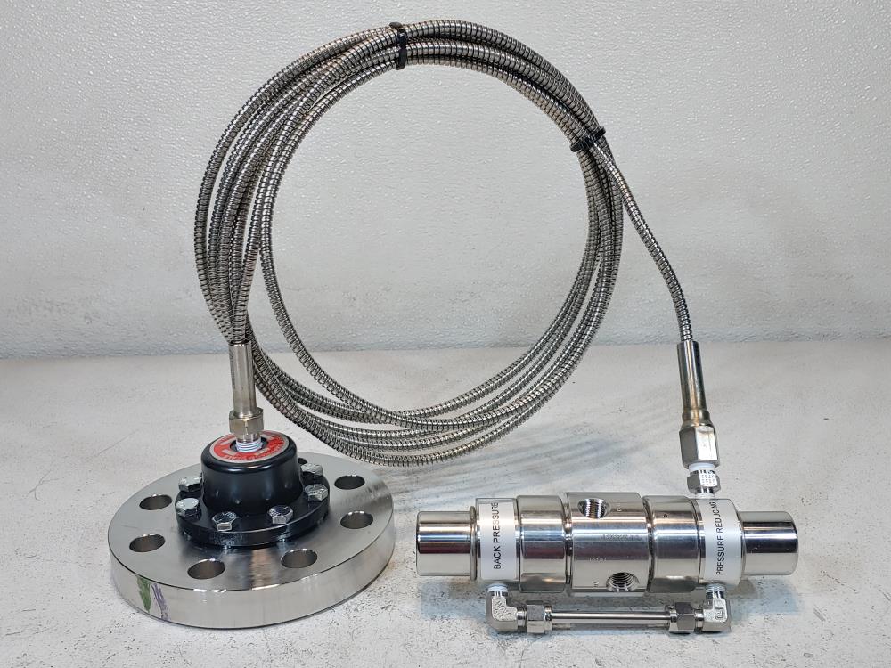 Tescom Mechanical Pump Regulator SJS65VEBFEFFF w/ Hyett HC25EW Diaphragm