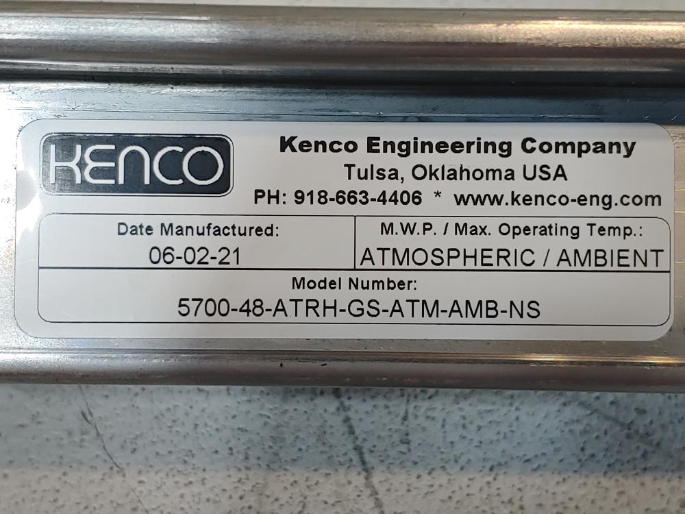 Kenco Engineering 5700 Series Stainless Steel Bulk Tank Level Gauge