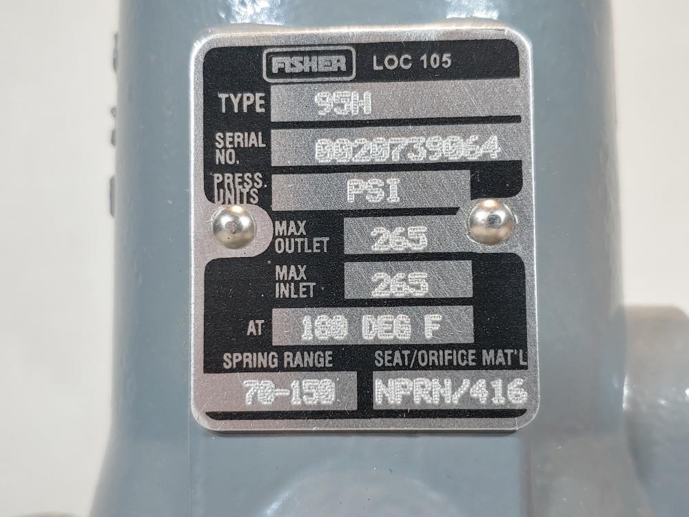 Fisher 1" Pressure Reducing Regulator Type 95H