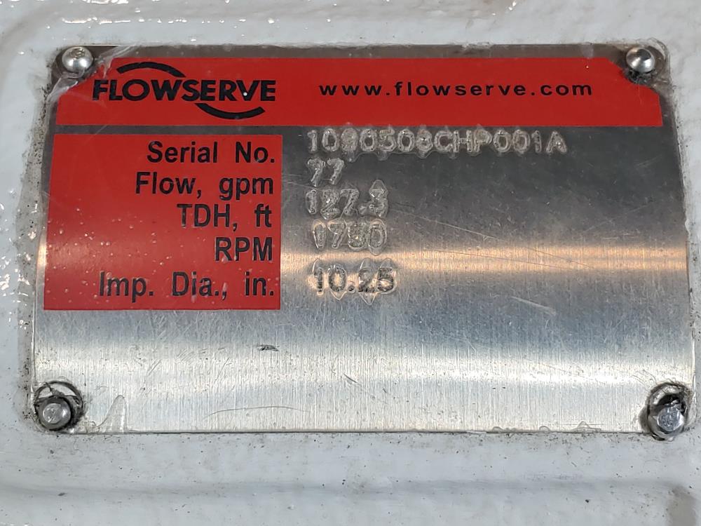 Flowserve Durco MK3 LO-FLO Pump 2K3X1.5LF w/ 10HP Motor