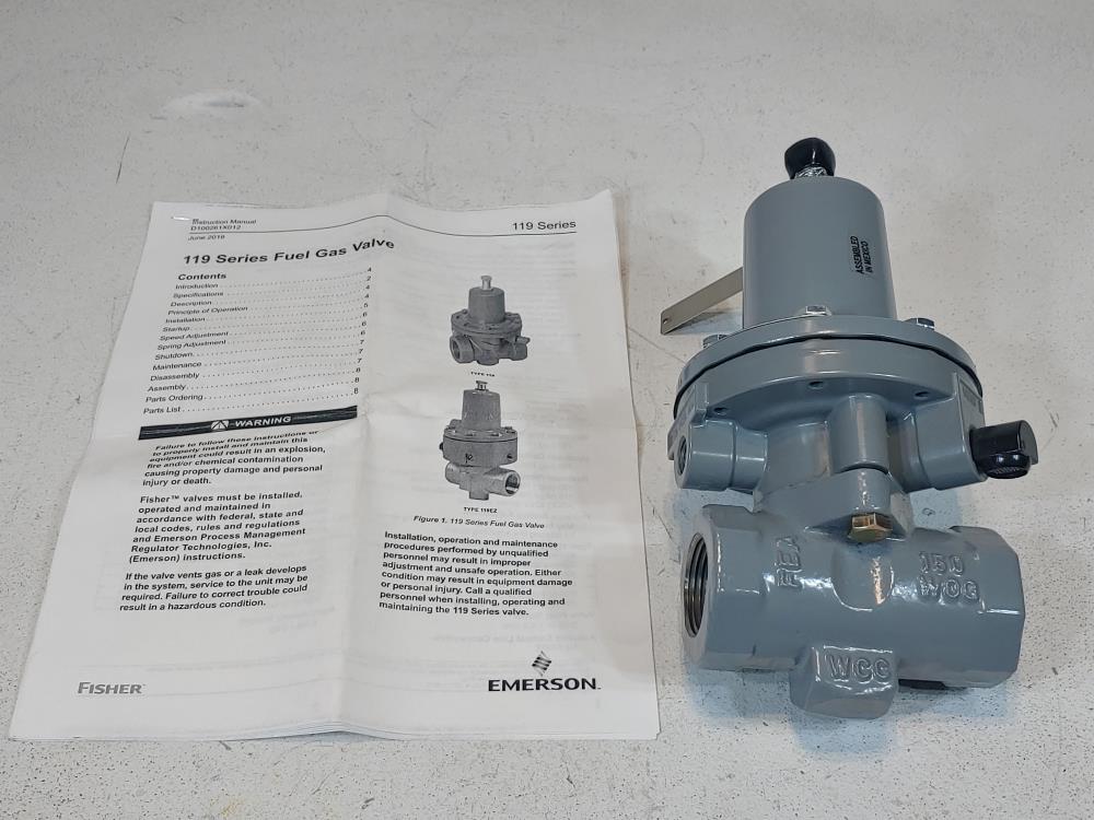 Fisher 1" Control Valve Type 119