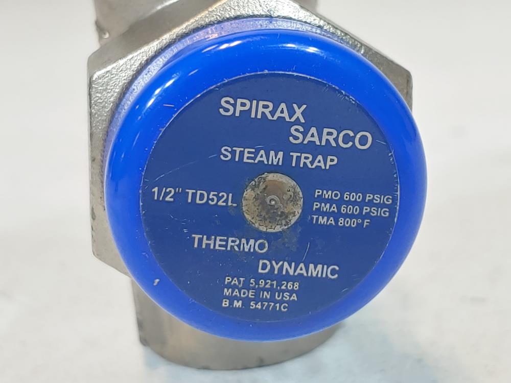 Spirax Sarco 1/2" Thermo Dynamic Steam Trap TD52L