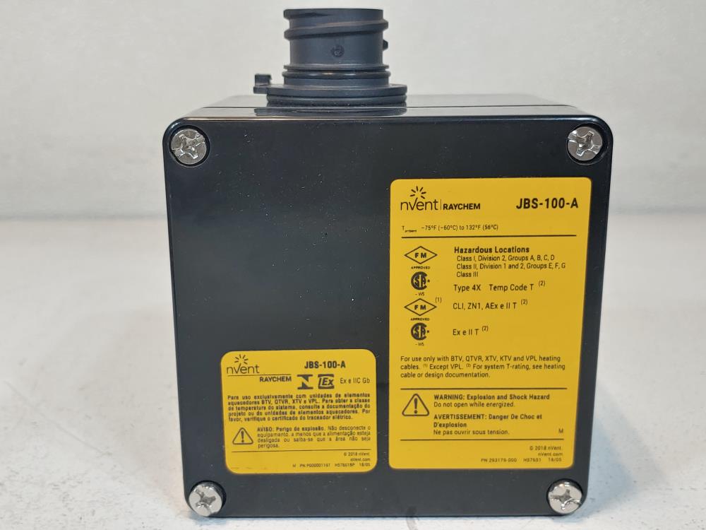RAYCHEM Power Connection w/ Junction Box  #JBS-100-A & End Seal #E-100-E