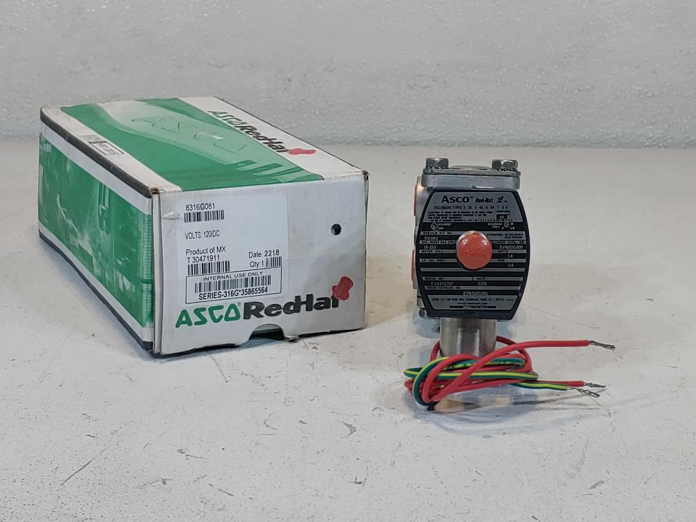 Asco Redhat Solenoid Valve EV8316G381