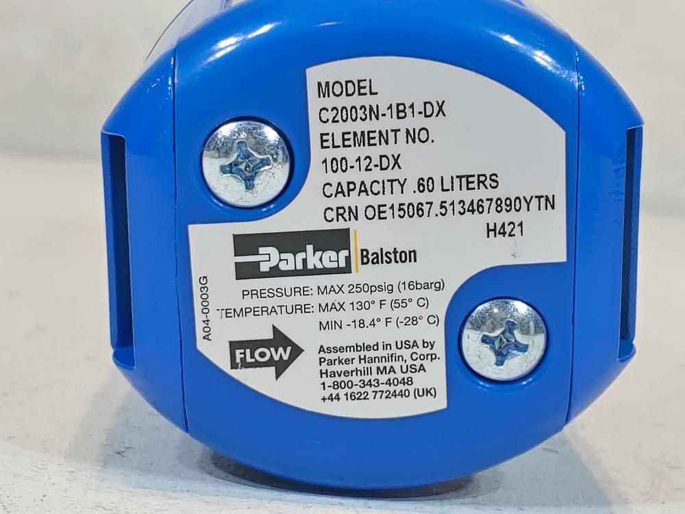 Parker Balston Compressed Air Filter C2003N-1B1-DX