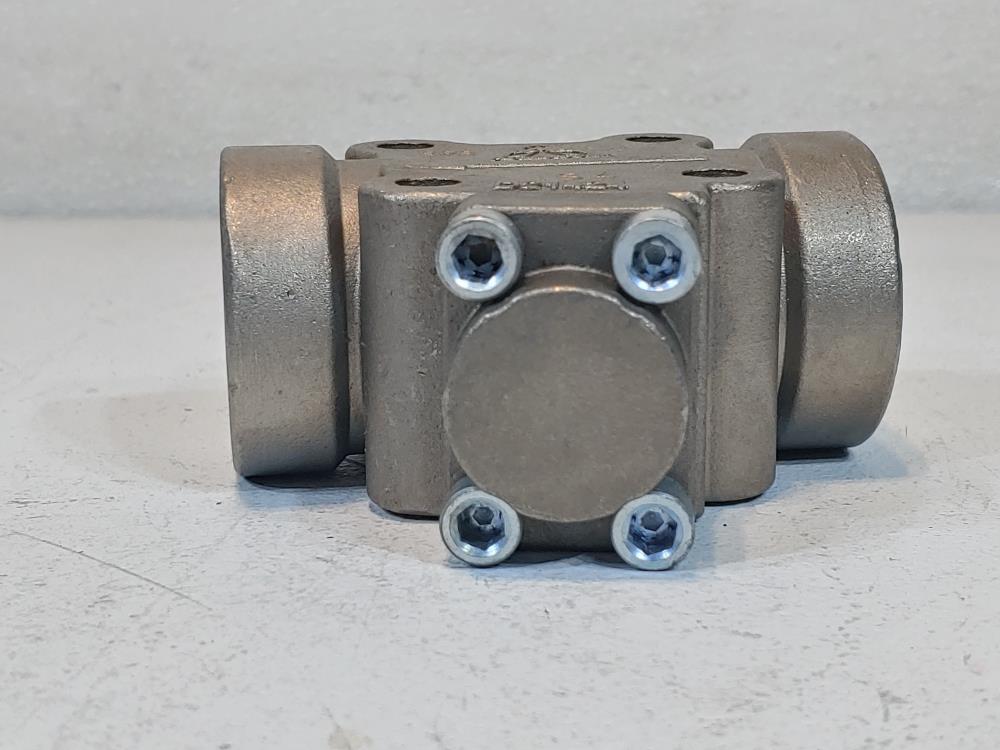 Armstrong IS4 Stainless Steel Steam Trap Universal Connector, 3/4" SW D513680