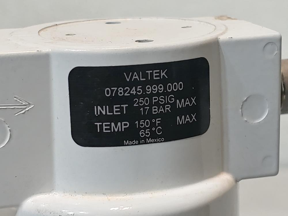 Flowserve Valtek Actuated 1" 150# CF8M MK Control Valve w/ NT3000 Transducer