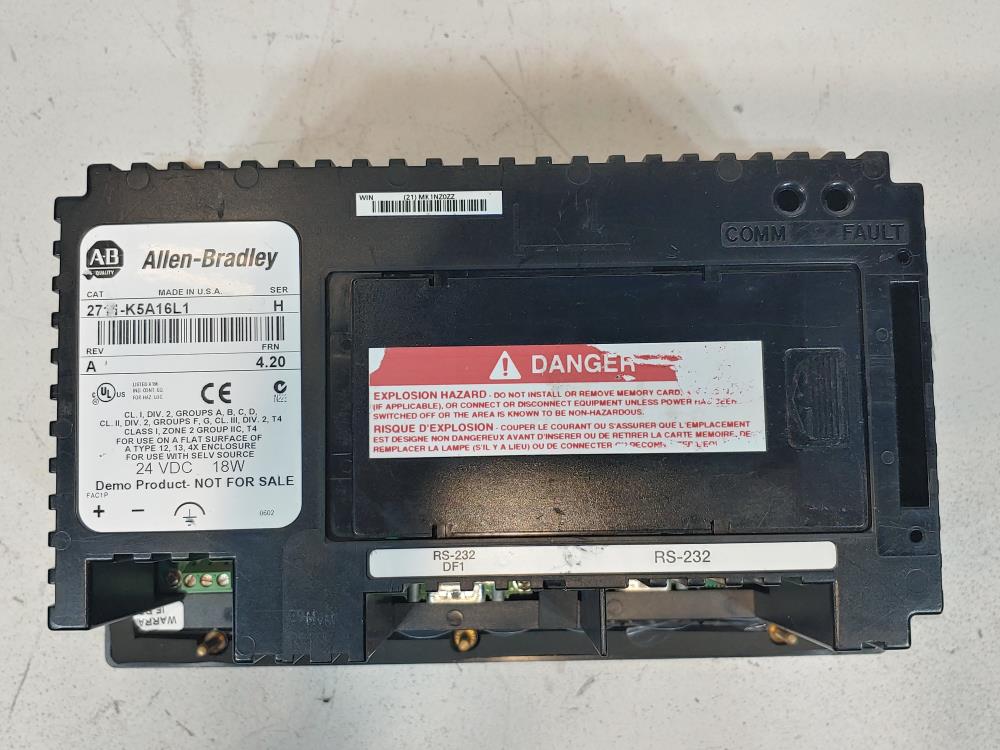 ALLEN BRADLEY Panelview 550 Controller Keypad Replacement 2711-K5A16L1 Ser.H