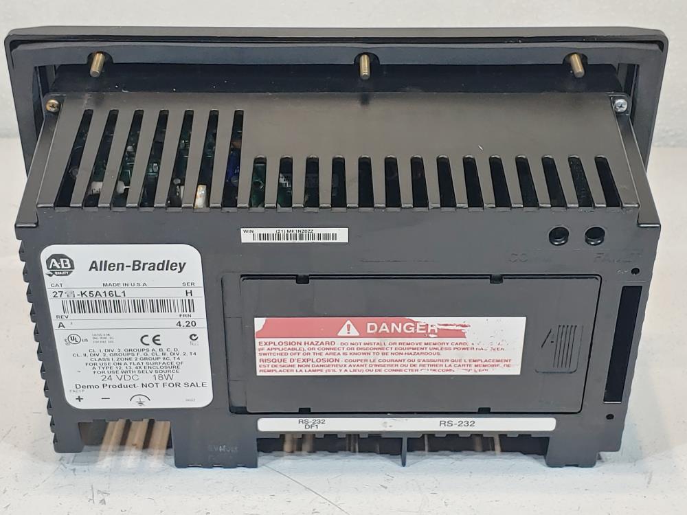 ALLEN BRADLEY Panelview 550 Controller Keypad Replacement 2711-K5A16L1 Ser.H