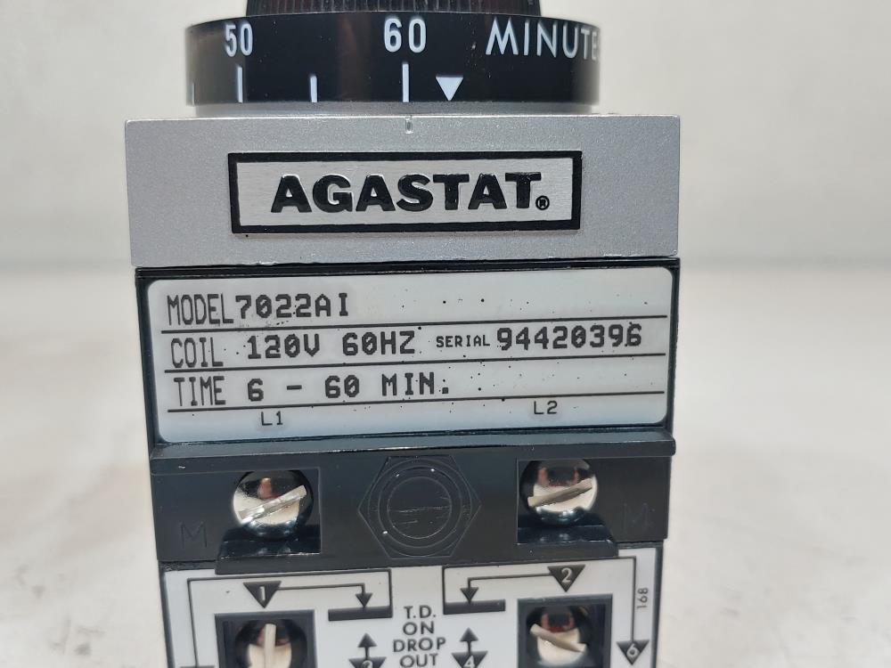 Agastat Time Delay Relay Model 7022AI