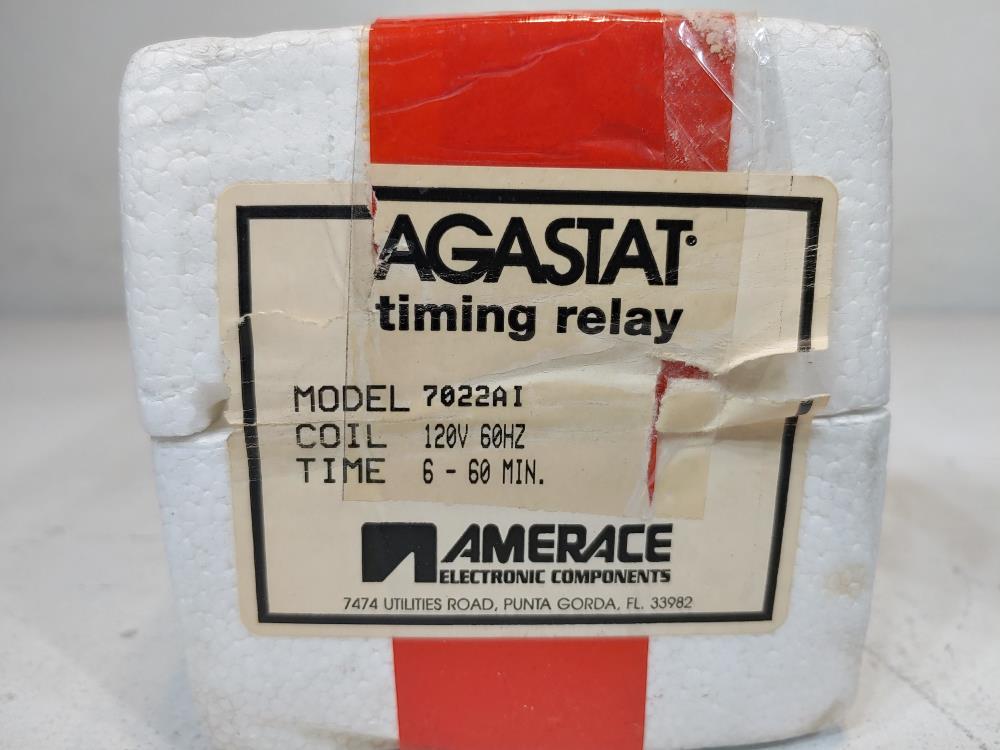 Agastat Time Delay Relay Model 7022AI 