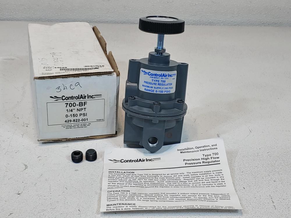 Control Air Type 700 Pressure Regulator 