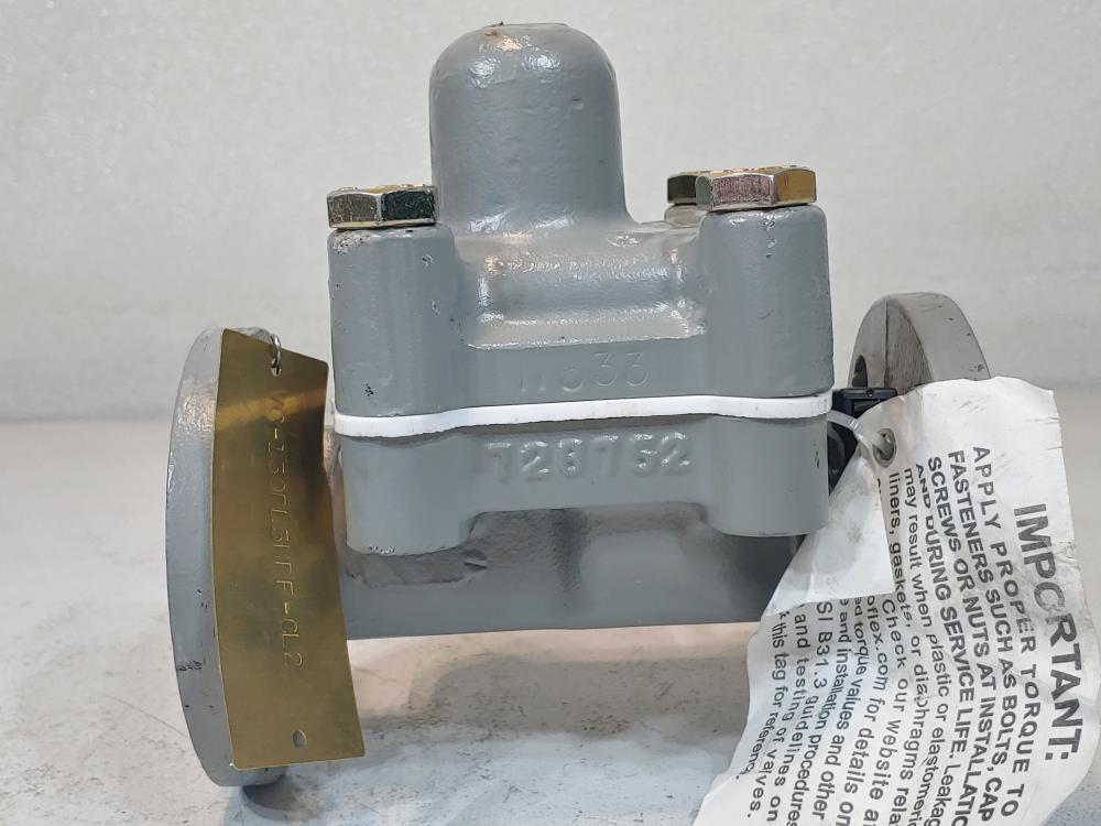 Crane Resistoflex 1" 150 Flanged Lined Check Valve V700K2ZZ0N10T