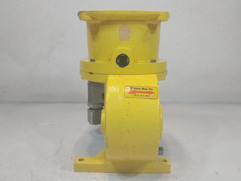 Milton Roy Metering Pump RJ15153XSESEM2NN, 5.10 GPH 925 PSI, 6.20 GPH 100 PSI