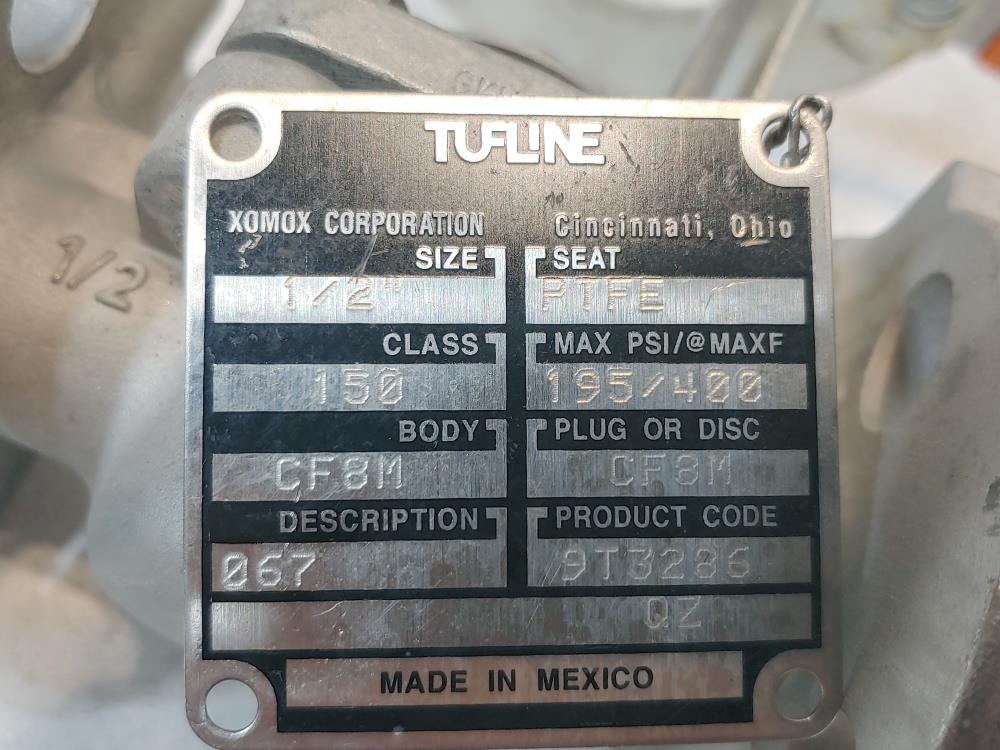 Tufline 1/2" 150 Plug Valve 9T3286