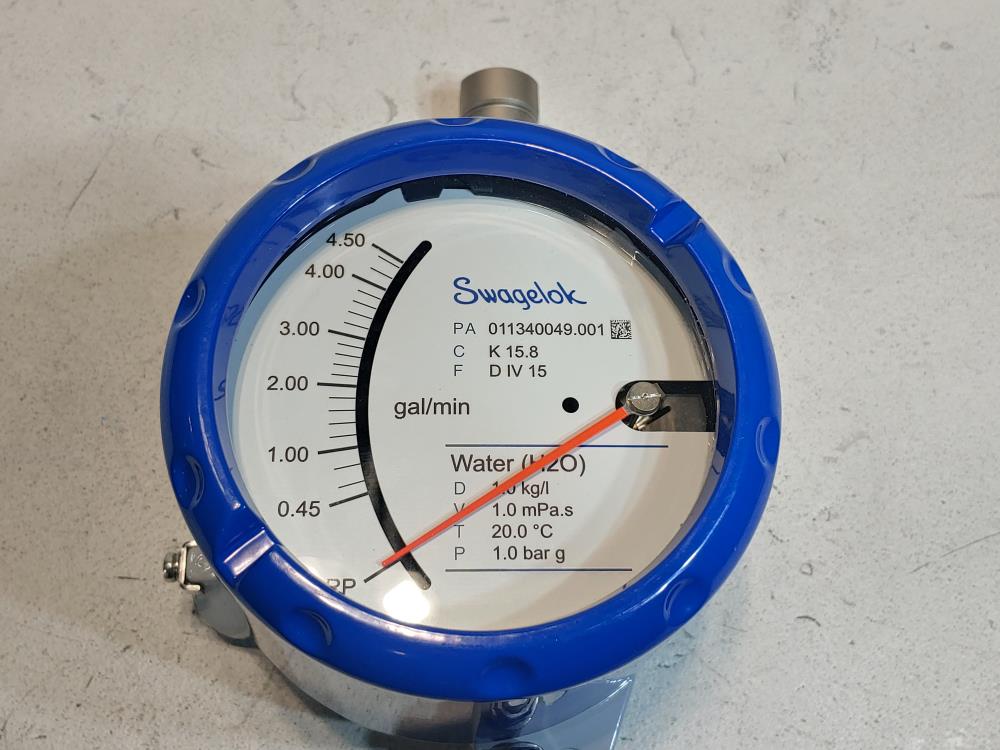 Swagelok Variable Area Flowmeter VAF-M4-1-1-B9R-0