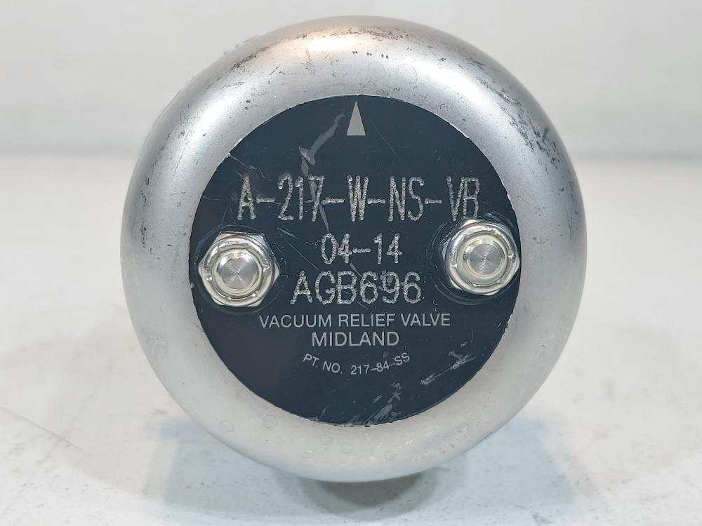 Midland Vacuum Relief Valve A-217-W-NS-VB-05-14 / Part#: 217-84-SS
