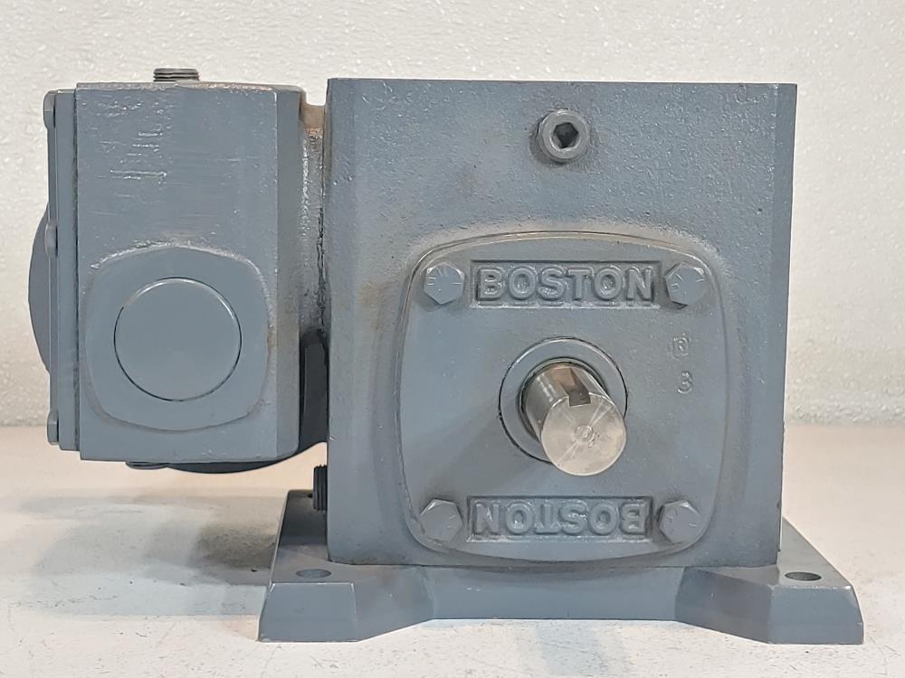 Boston Worm Gear Double Reduction Speed Reducer Model #FWA721B-200X-B5-G