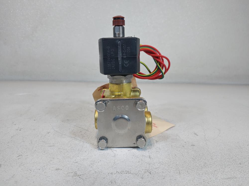 ASCO Red Hat 3-Way Solenoid Valve EF8003H304/EF8316H304