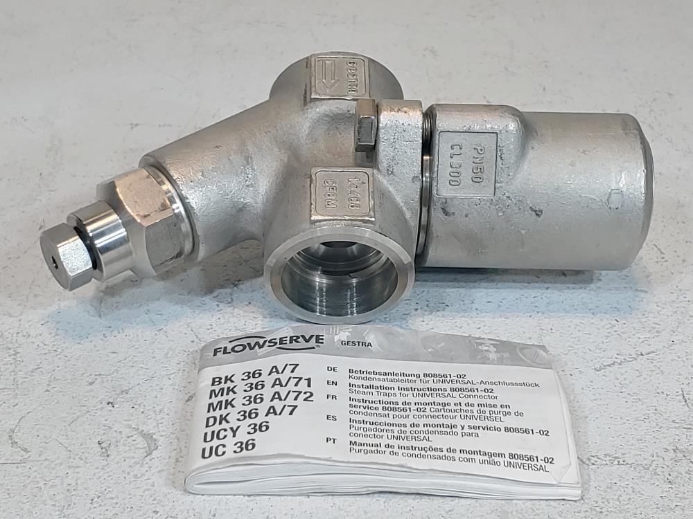 Flowserve Gestra Steam Trap Model#: MK36A/71