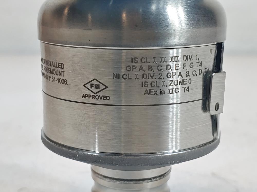 Rosemount Pressure Transmitter Model #:3051S2TG4A2E11X5AWA3WM1I5