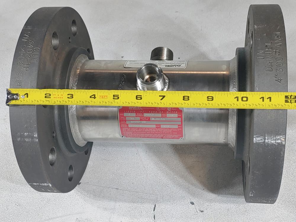 Daniel Liquid "PT" Turbine Meter 4" 300#  Model#: 3403-1P 