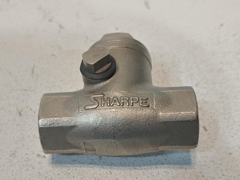 Lot of (2) Sharpe 3/8" 200# Threaded Swing Check Valve 20276