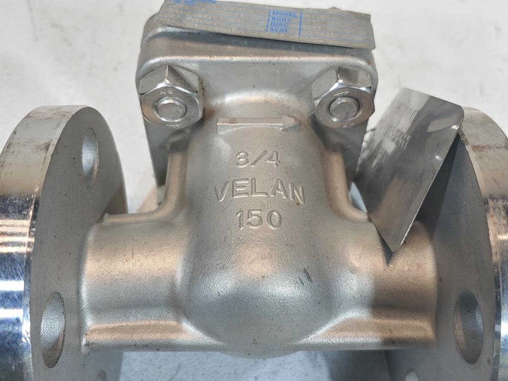 Velan 3/4" 150# Swing Check Valve Part#: F04-0114C-13SX-X330