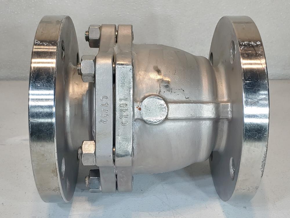 FLOW-TEK 3" 150# RF FP 2-Pc.Ball Valve CF8M  (No Handle)