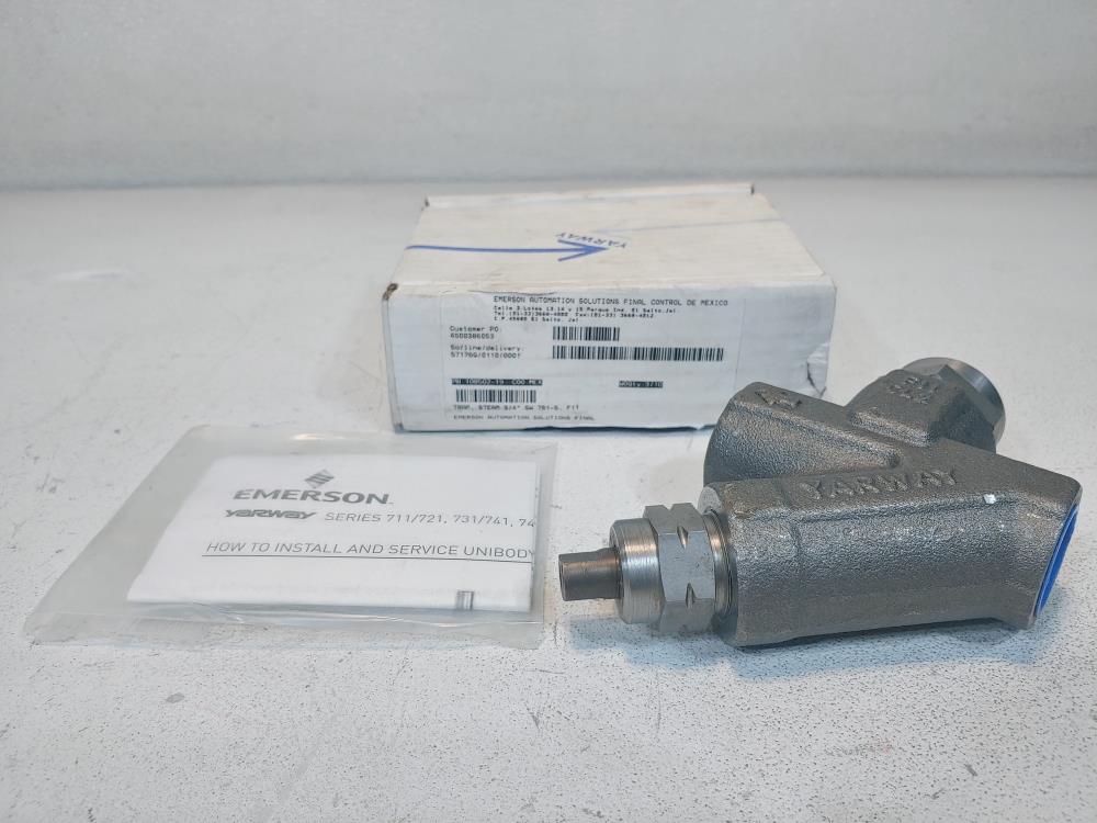 Emerson Yarway 3/4" Socket Weld Class 600 Steam Trap, 300 PSI, #751-5, 761-5