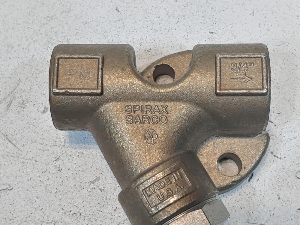 Spirax Sarco 3/4" NPT CF8 Threaded Strainer Connector w/ Blowdown 