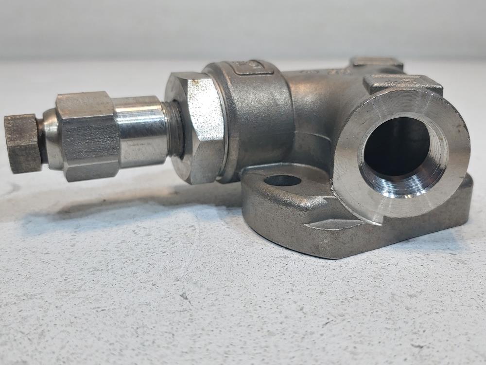 SPIRAX SARCO A351 1/2" Strainer Connection W/Blowdown 