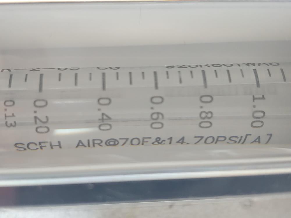 Brooks Instrument Sho-rate Flow Meter 1350GAJ4BBJN5ARA