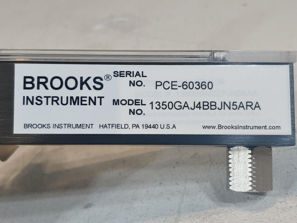 Brooks Instrument Sho-rate Flow Meter 1350GAJ4BBJN5ARA