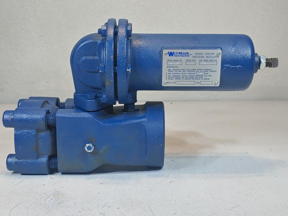 Wellmark Series 2001PR Pressure Regulator Model 2HD-3S50N