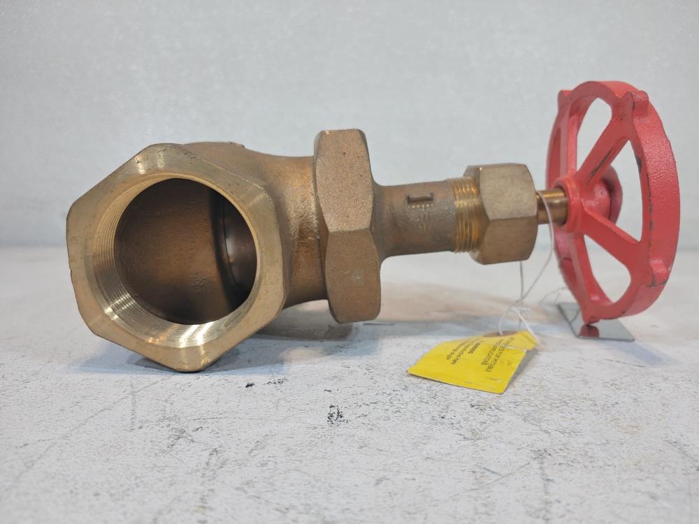 Milwaukee 2" 200 SWP Threaded Bronze Globe Valve 592A