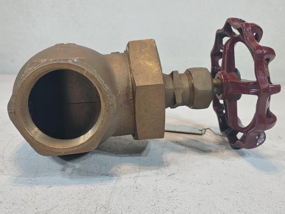 Crane 2" 150# Threaded Brass Globe Valve CAT. 7 TF