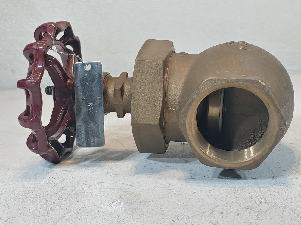 Crane 2" 150# Threaded Brass Globe Valve CAT. 7 TF