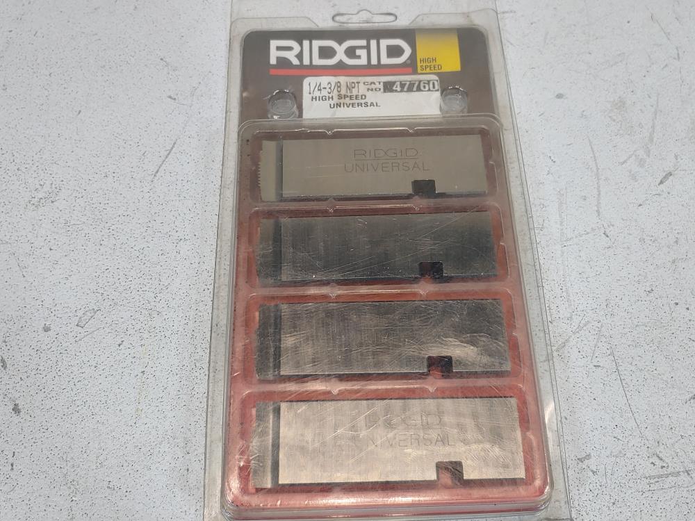 RIDGID 1/4" to 3/8" NPT Pipe Threading Replacement Die Catalog#: 47760