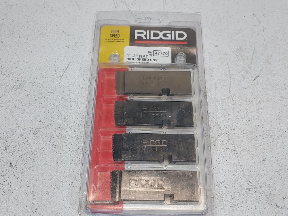 RIDGID 1" to 2" NPT Pipe Threading Replacement Die Catalog 47770