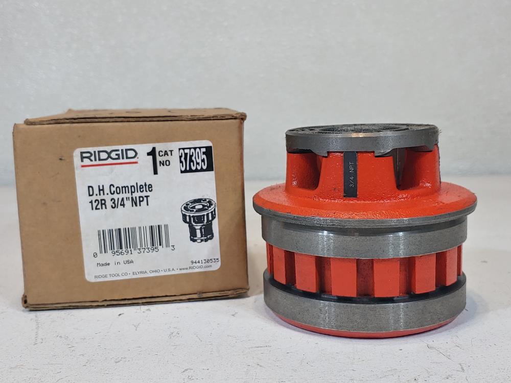 RIDGID Manual Threader Die Head: 12R 3/4 "NPT -  CAT.# 37395