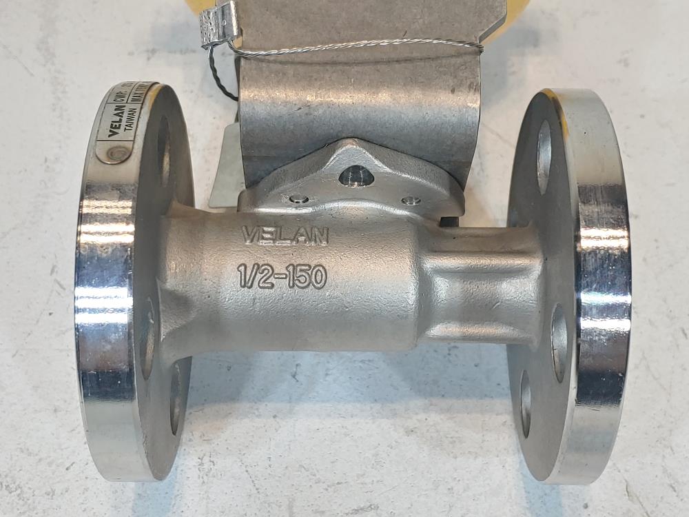 Velan 1/2" 150# Full Port CF8M Actuated Ball Valve w/Kinetrol Manual Fail-Safe