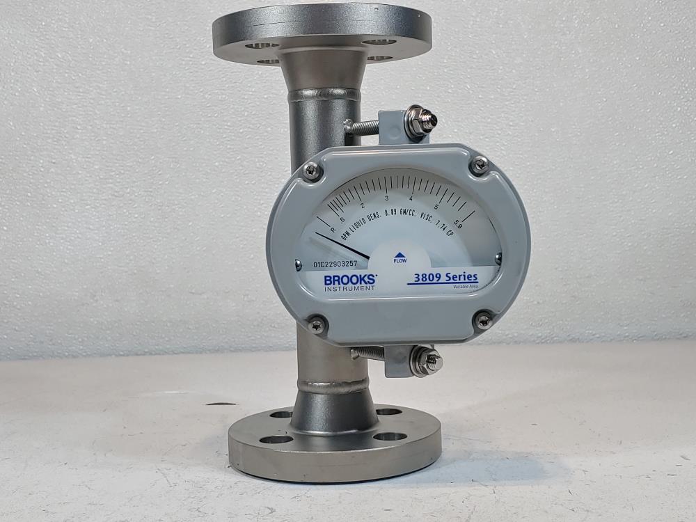 Brooks 1" 300# Flanged 3809 Armored Variable Area Flowmeter 3809GAA10BGCB1A00000