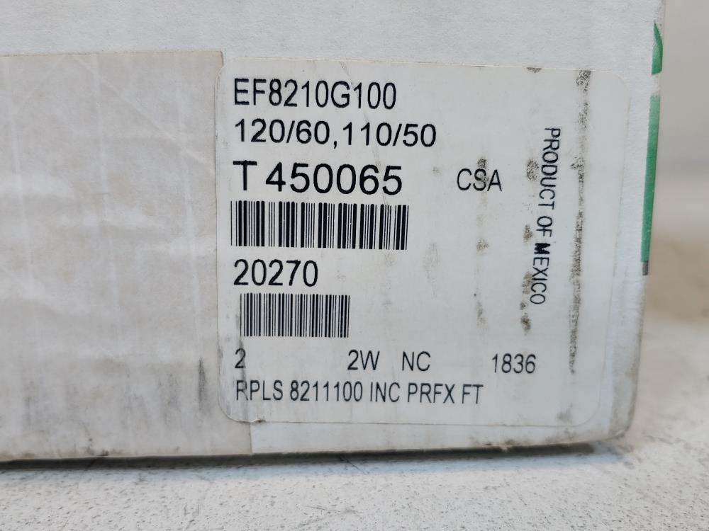 ASCO EF8210G100 / EF8016G1 2" Normally Closed 2-Way Solenoid Valve