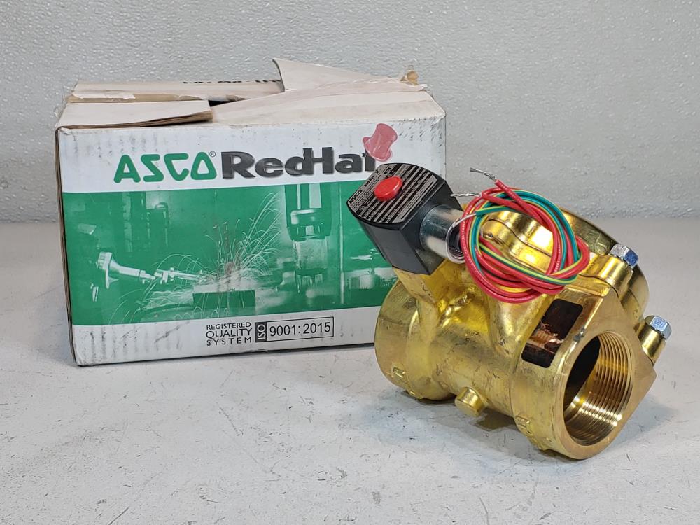 ASCO EF8210G100 / EF8016G1 2" Normally Closed 2-Way Solenoid Valve