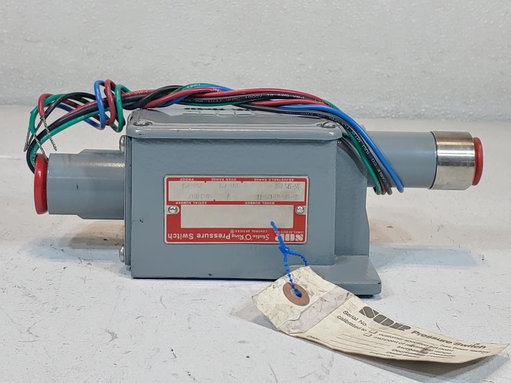 Sor Static O-Ring Pressure Switch 5BA-KB5-N3-C2A-TT