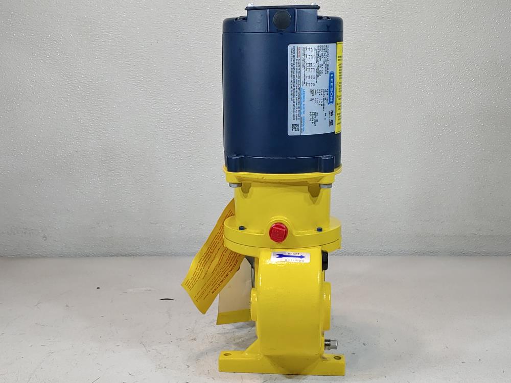 Milton Roy MRA Series Metering Pump w/ Leeson Motor 