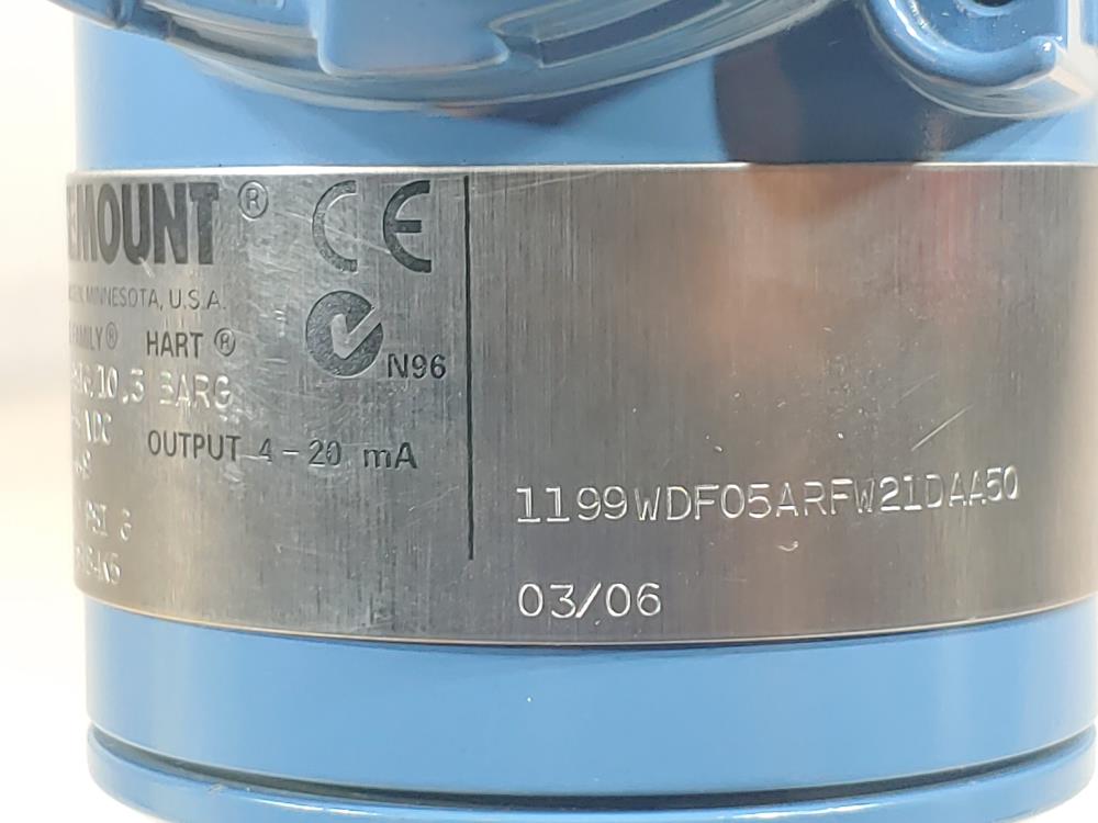 Rosemount 3051 Smart Family Pressure Transmitter 3051TG2A2B21AS1B4K5
