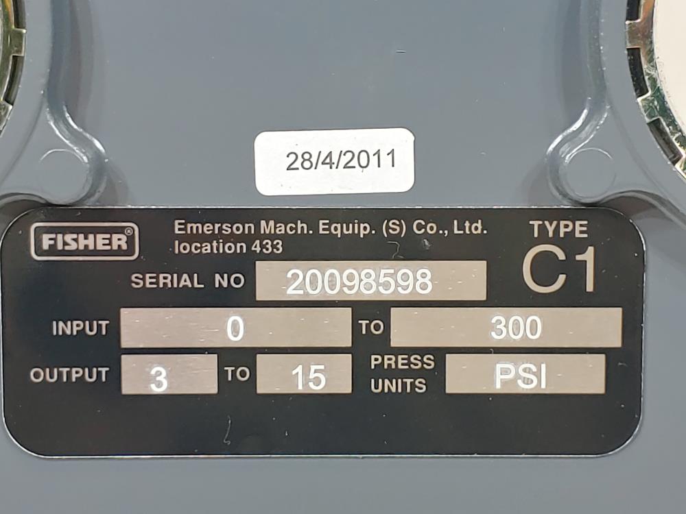 Fisher C1 Pneumatic Controller